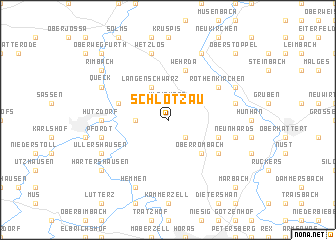 map of Schlotzau