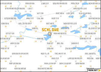 map of Schlowe