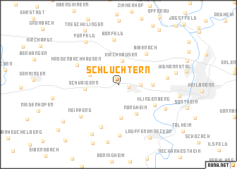 map of Schluchtern