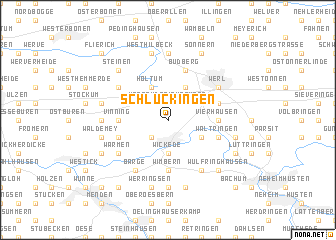 map of Schlückingen