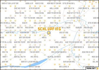 map of Schlupfing