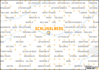 map of Schlüsslberg