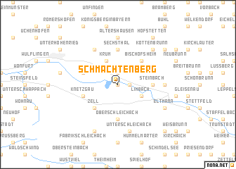 map of Schmachtenberg