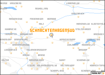 map of Schmachtenhagen Süd