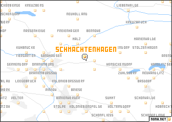 map of Schmachtenhagen