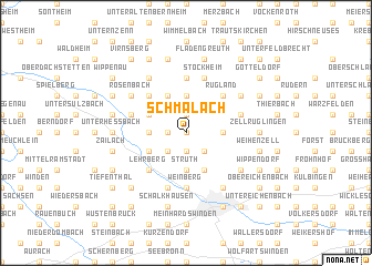 map of Schmalach