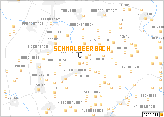 map of Schmal-Beerbach