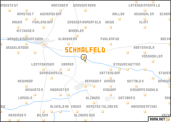 map of Schmalfeld