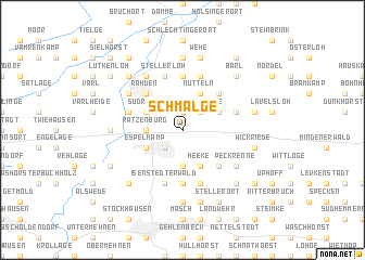 map of Schmalge