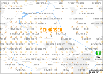 map of Schmansen