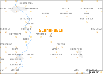 map of Schmarbeck