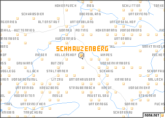 map of Schmauzenberg