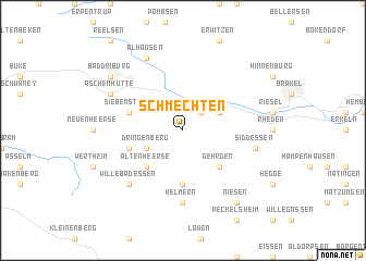 map of Schmechten