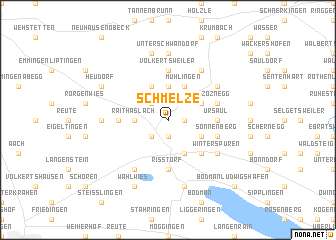 map of Schmelze