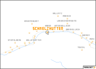 map of Schmelzhütten