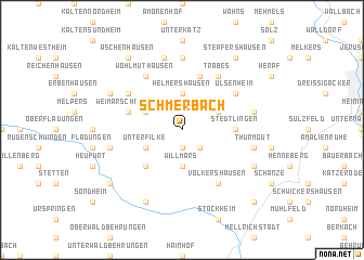 map of Schmerbach