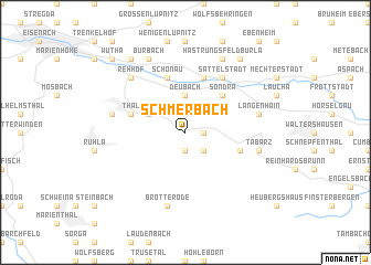 map of Schmerbach