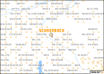 map of Schmerbach