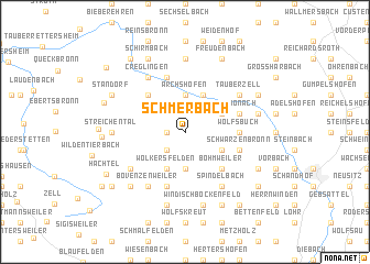 map of Schmerbach