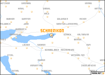 map of Schmerikon