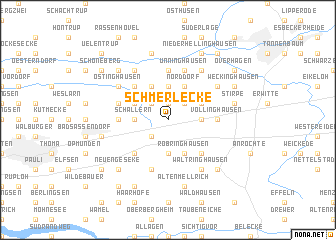 map of Schmerlecke