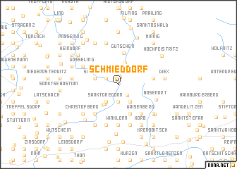 map of Schmieddorf