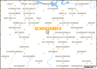 map of Schmiedebach