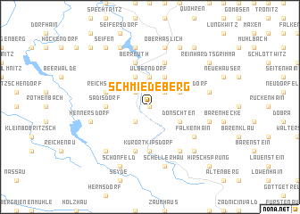 map of Schmiedeberg