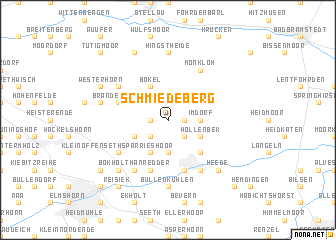 map of Schmiedeberg