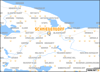 map of Schmiedendorf