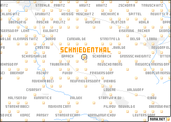 map of Schmiedenthal