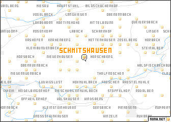 map of Schmitshausen