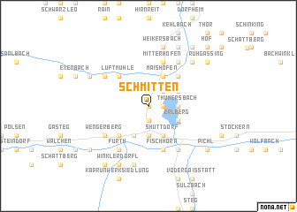 map of Schmitten