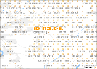 map of Schmitzbüchel