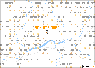 map of Schmitzingen
