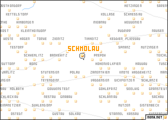 map of Schmölau