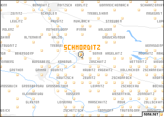 map of Schmorditz