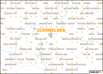 map of Schnabelwaid