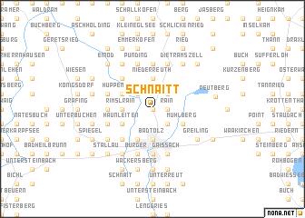 map of Schnaitt