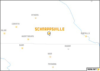 map of Schnappsville