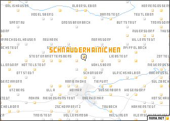 map of Schnauderhainichen