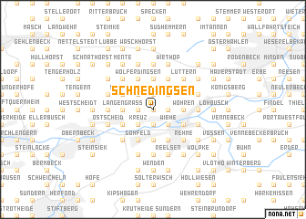 map of Schnedingsen