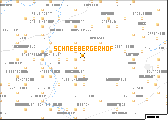 map of Schneebergerhof