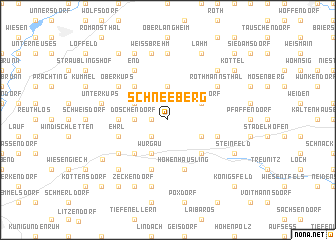 map of Schneeberg