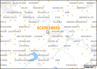 map of Schneeberg