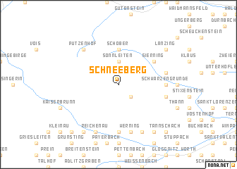 map of Schneeberg