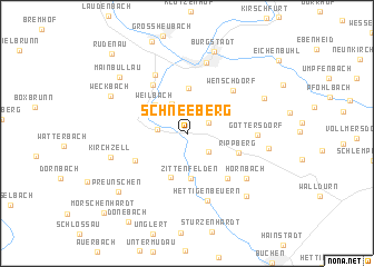 map of Schneeberg