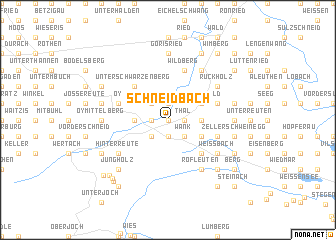 map of Schneidbach