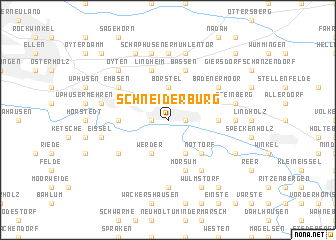 map of Schneiderburg