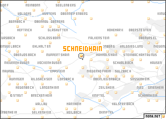 map of Schneidhain